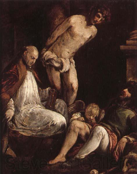 Giacomo Bassano St.Fabian,St.Rocc,and St.Sebastian Germany oil painting art